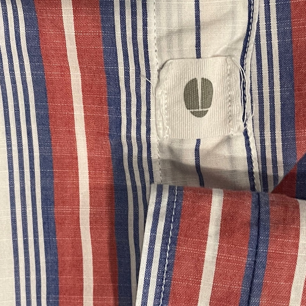 Anthropologie Blouse S GRAYSON Jasmine HERO Buttondown Stripe Cotton 01 - Picture 8 of 11